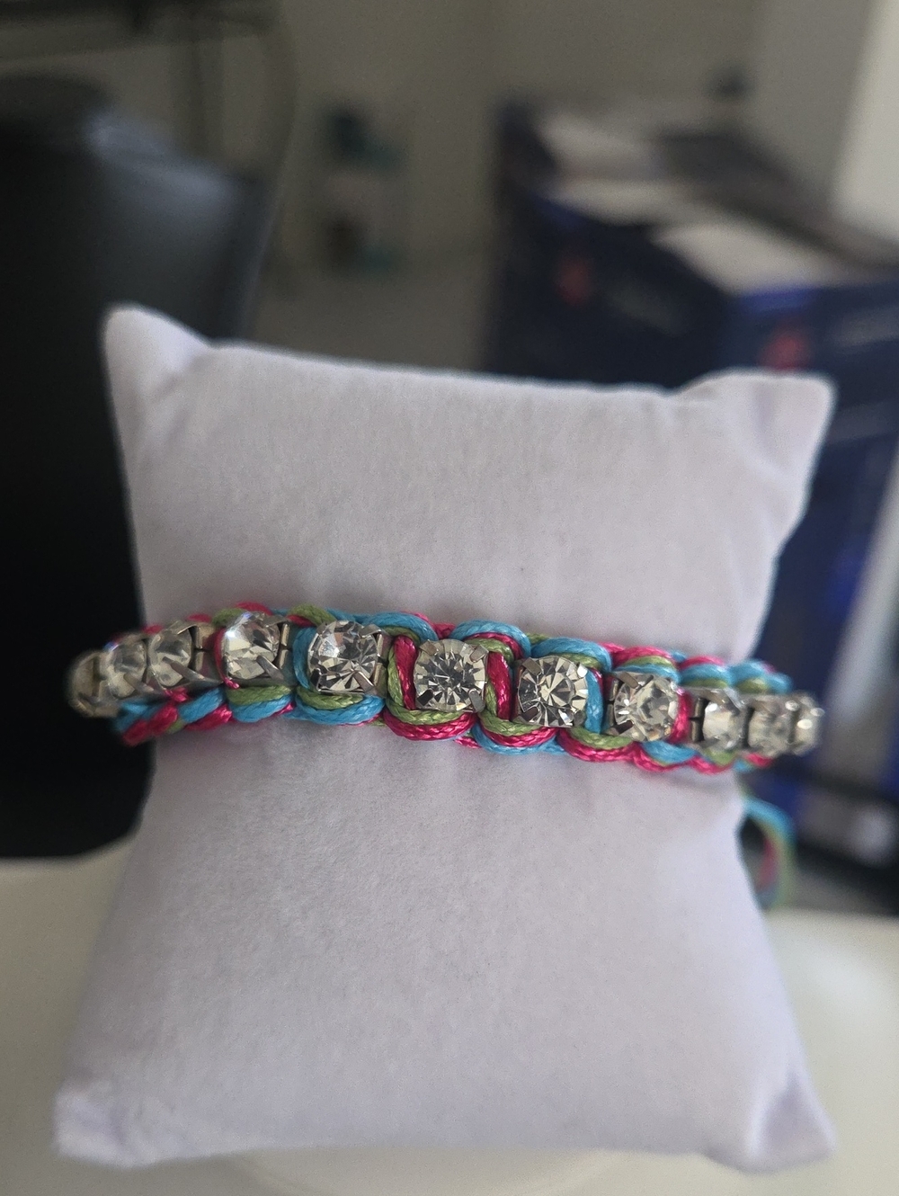 Paparazzi The Next Big String Blue Bracelet NWT